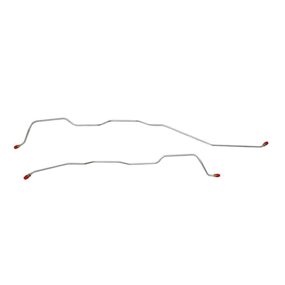 BRA5501SS- 55-57 Bel Air, Impala Rear Axle Brake Line Set; Stainless - SSTubes
