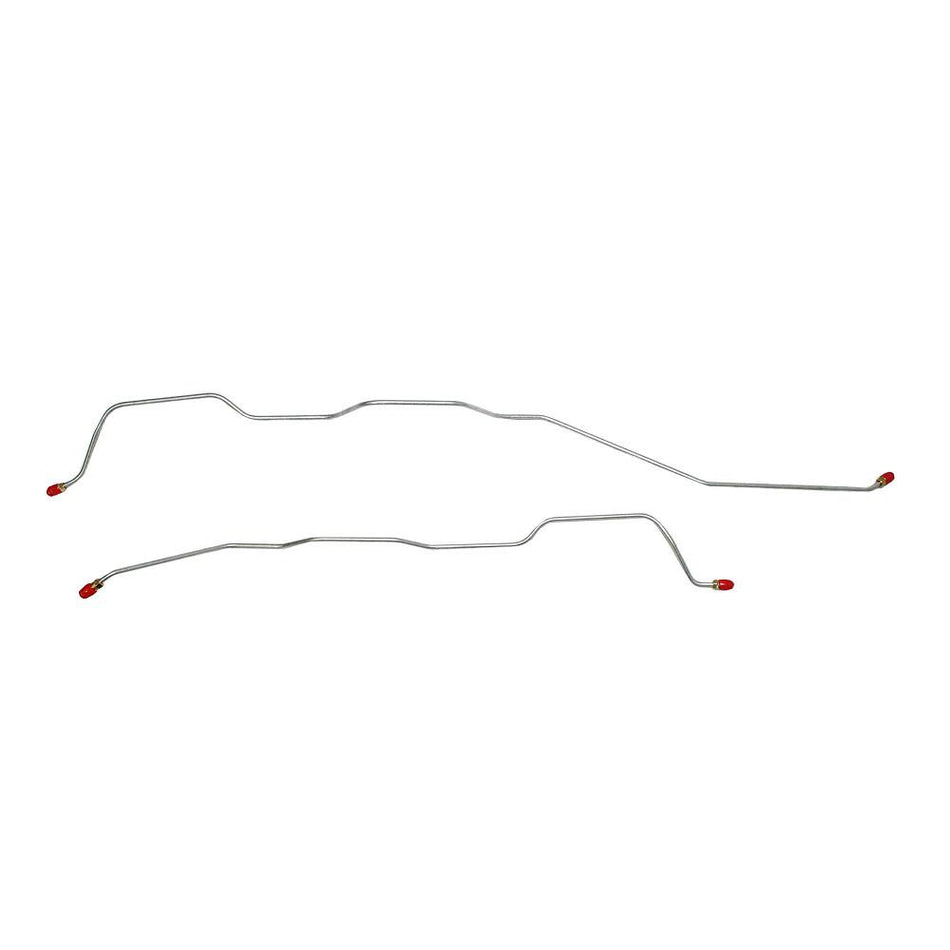 BRA6501OM- 65-69 Bel Air, Impala Standard Suspension Rear Axle Brake Line Set; Steel - SSTubes