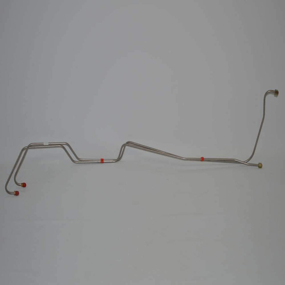 BTC5502SS- 55-56 Chevy Bel Air, 265CID V8, Powerglide Transmission Line Set; Stainless - SSTubes