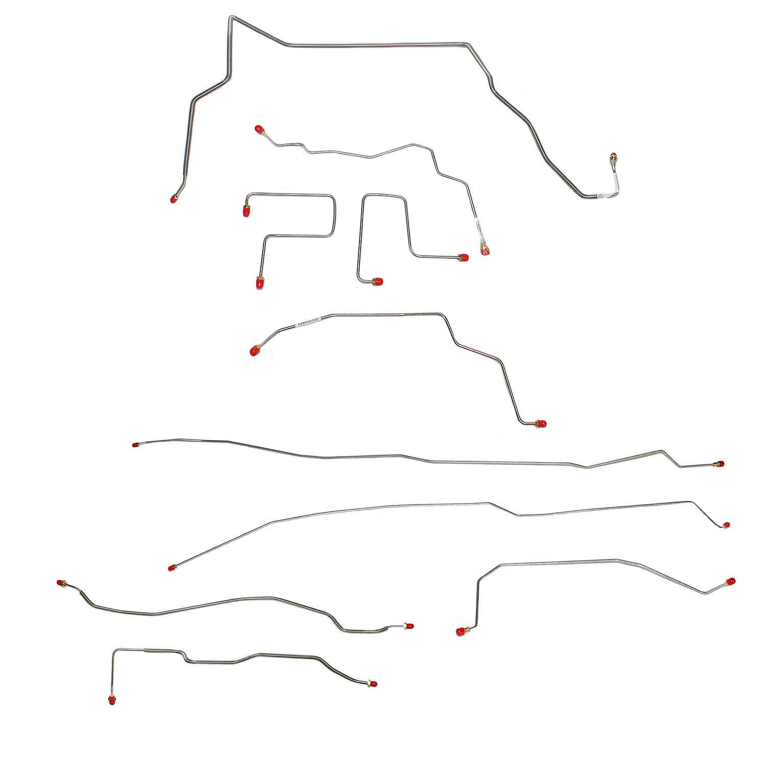 CBK0039OM- 98-05 GM S-Series Truck, 4wd, Ext Cab, w/ ZR2 Package; Complete Brake Line Kit; Steel - SSTubes