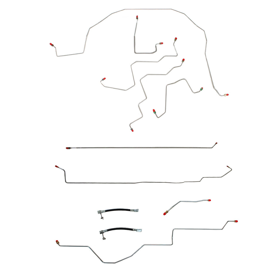 CBK0102SS- 06-08 Dodge Ram 1500, 2wd, RWABS, Reg Cab/Short Bed; Complete Brake Line Kit; Stainless - SSTubes
