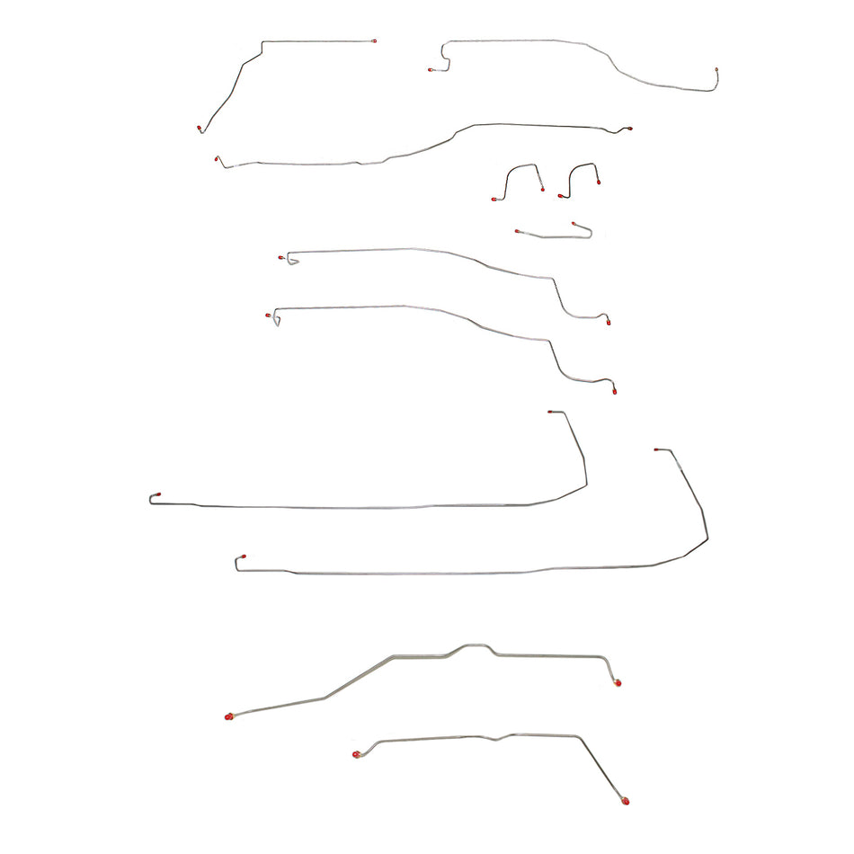 CBK0123OM- 03-06 Escalade, 2 WD, Traction Control, Brake Line Set; Steel - SSTubes