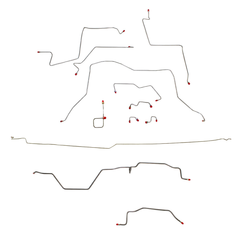 CBK0147OM - 95-97 Ram 3500; Complete Brake Line Kit; Steel - SSTubes