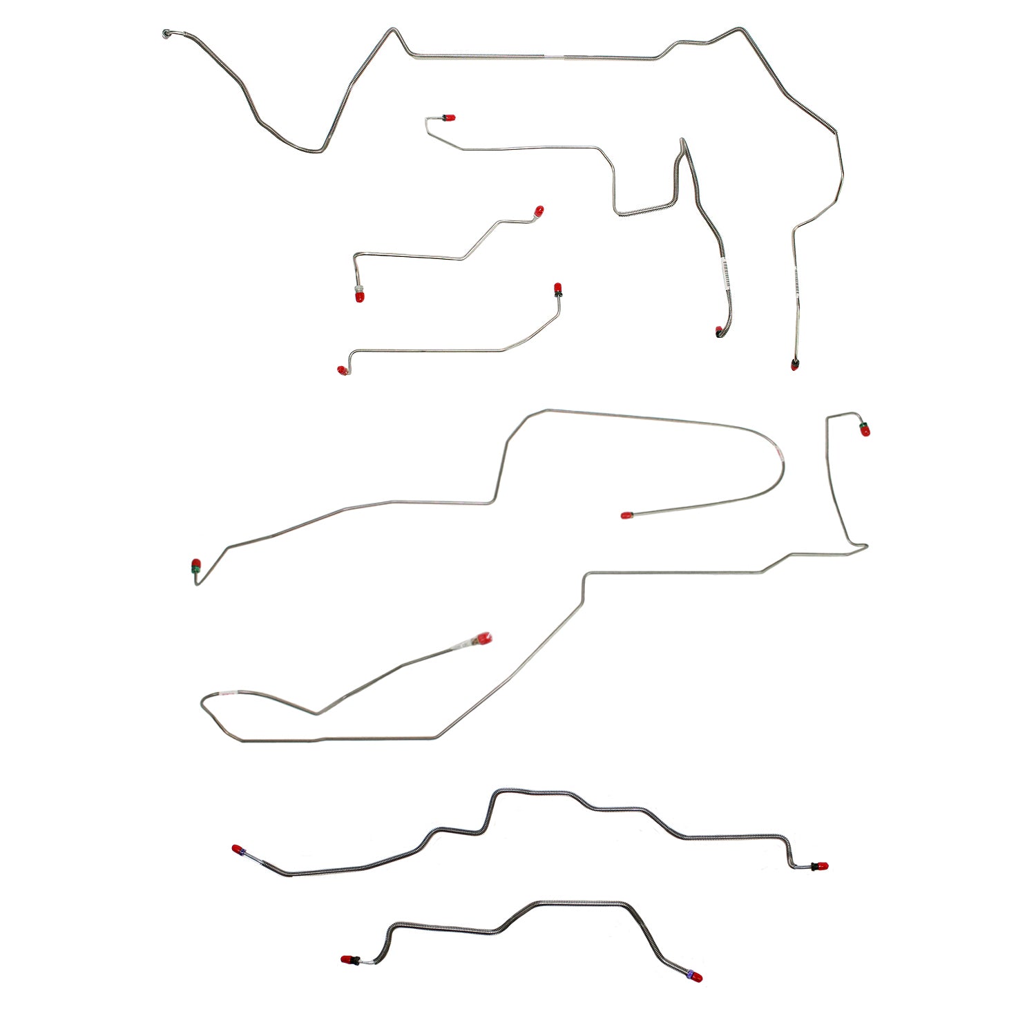 CBK0188OM - 98-02 Camaro/Trans Am, No Traction; Complete Brake Line Kit; Steel - SSTubes