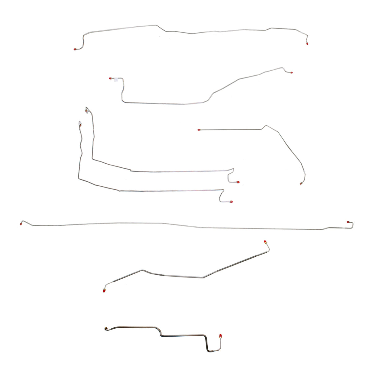 CBK0202OM - 04-06 GM 2500 SUV; Complete Brake Line Kit; Steel - SSTubes