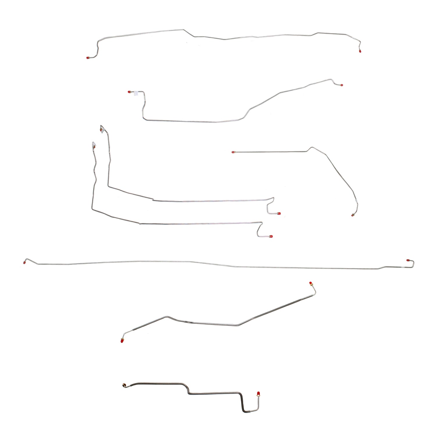 CBK0202OM - 04-06 GM 2500 SUV; Complete Brake Line Kit; Steel - SSTubes