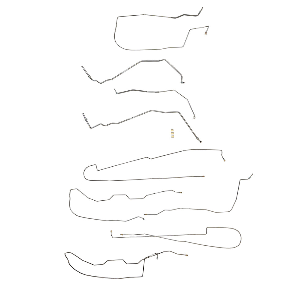 CBK0214OM - 06-11 Buick Lucerne Complete Brake Line Kit; Steel - SSTubes