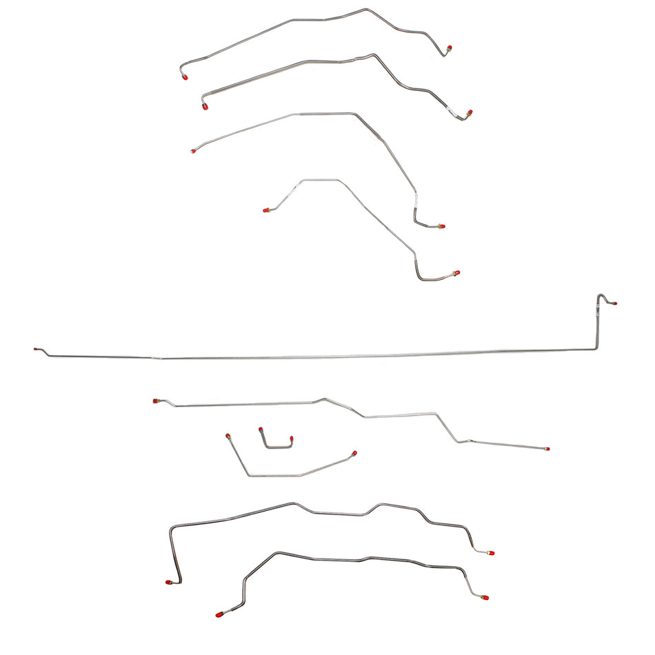 CBK0334SS- 1981-83 Chevy K3500, No ABS, Crew Cab w/ Long Bed, Dually Axle; Stainless - SSTubes