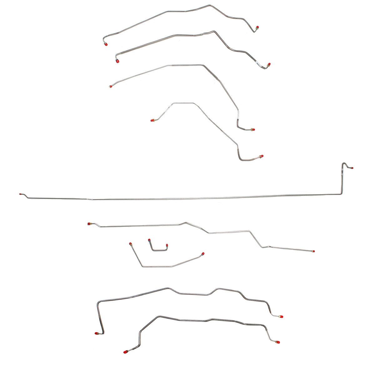 CBK0335SS- 1989-91 Chevy V3500, No ABS, Crew Cab w/ Long Bed, Dually Axle; Stainless - SSTubes