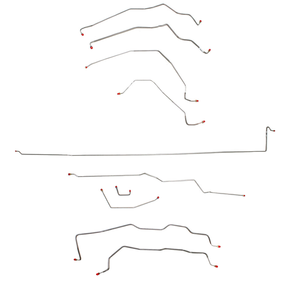 CBK0335SS- 1989-91 Chevy V3500, No ABS, Crew Cab w/ Long Bed, Dually Axle; Stainless - SSTubes