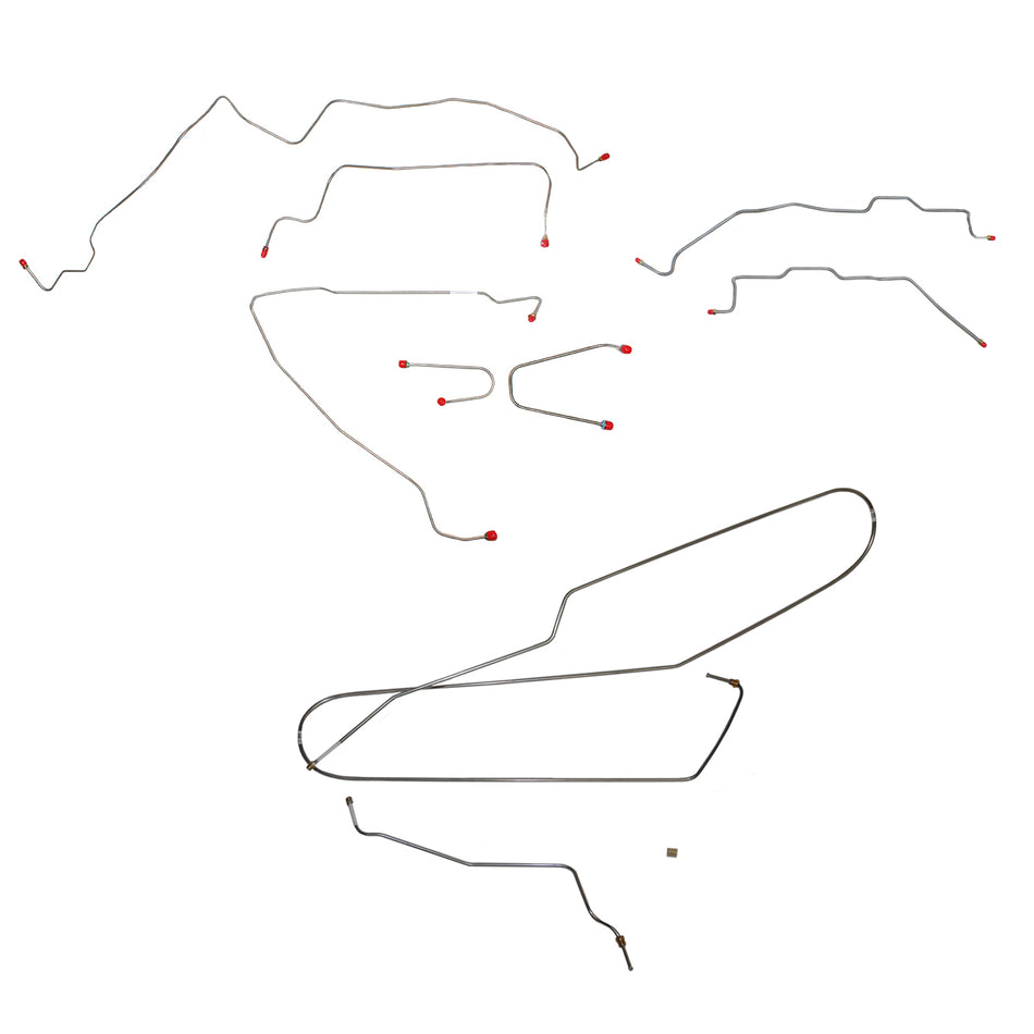 CBK0349SS- 1995-00 GM 2500/3500 Truck, 2WD, Regular Cab w/ Long Bed, non-Dually Axle; Stainless - SSTubes