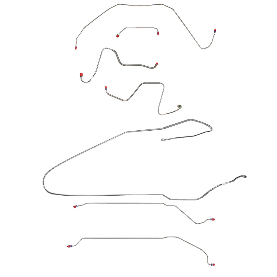 CBK0426SS - 1967 Buick Skylark / GS, w/ Manual Drum, Convertible; Complete Brake Line Kit; Stainless - SSTubes