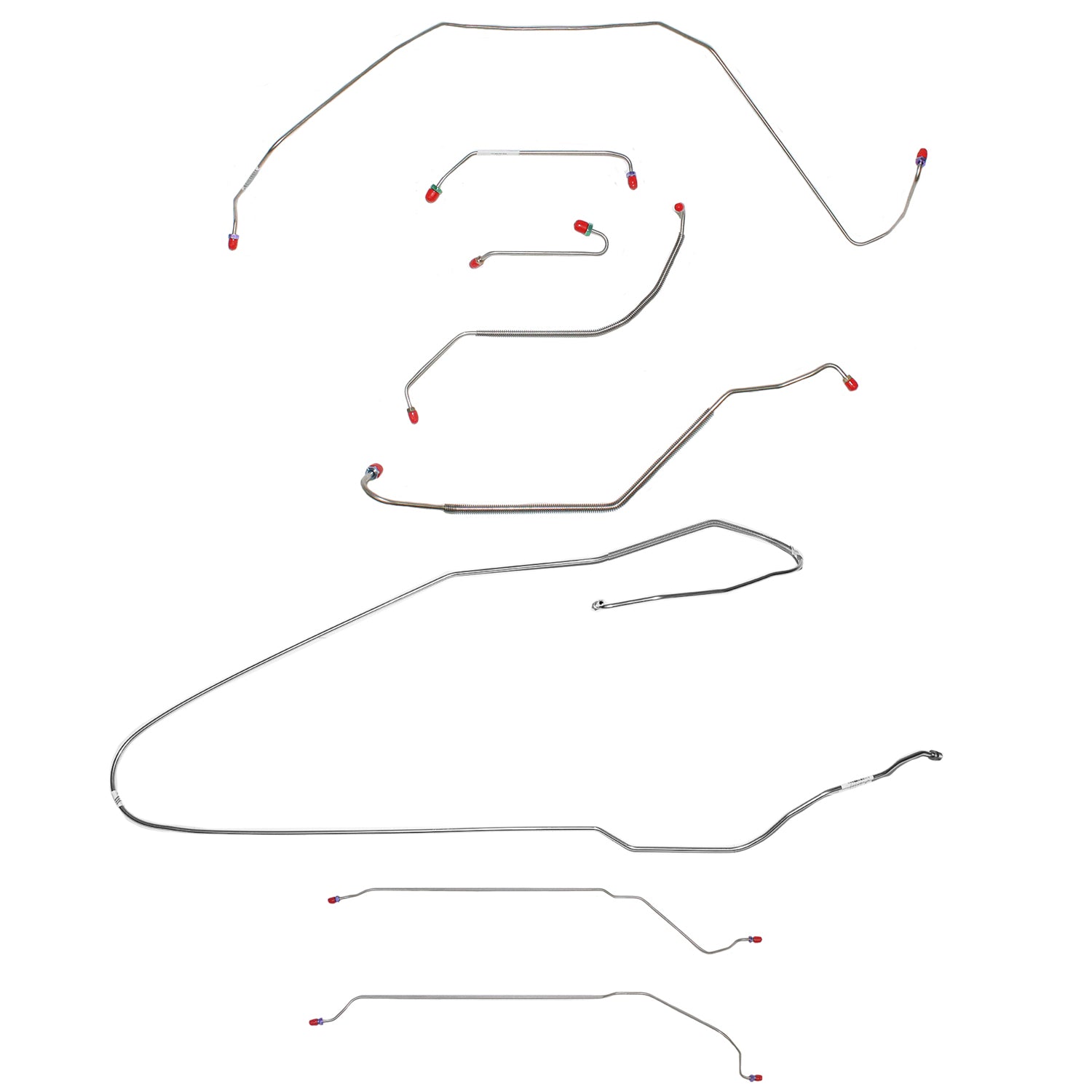 CBK0430SS - 1967 Buick Skylark / GS, w/ Power Disc, 3/8'' Port, Convertible; Complete Brake Line Kit; Stainless - SSTubes