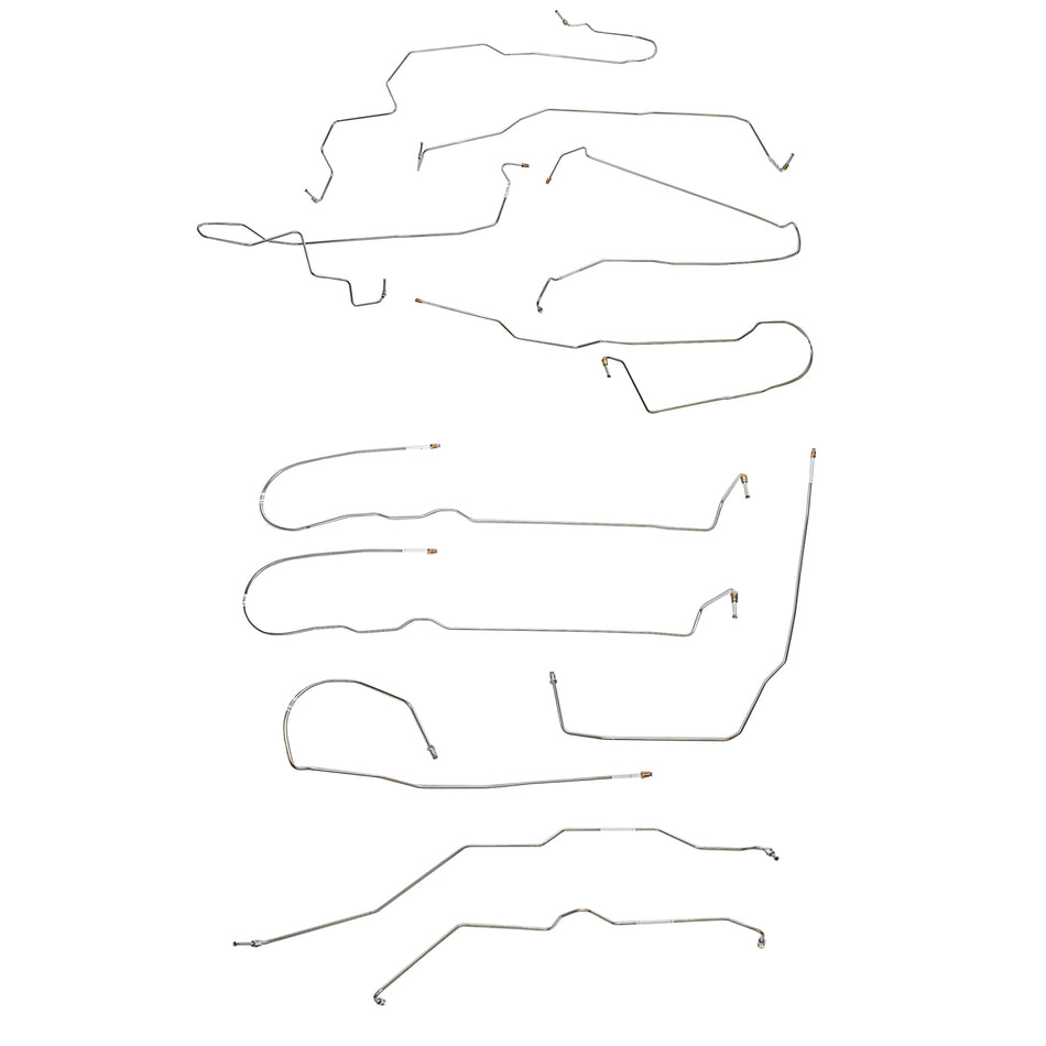 CBK0695SS - 2008-14 Chevy Tahoe, w/ 4 WD, 5.3L; Complete Brake Line Kit; Stainless - SSTubes