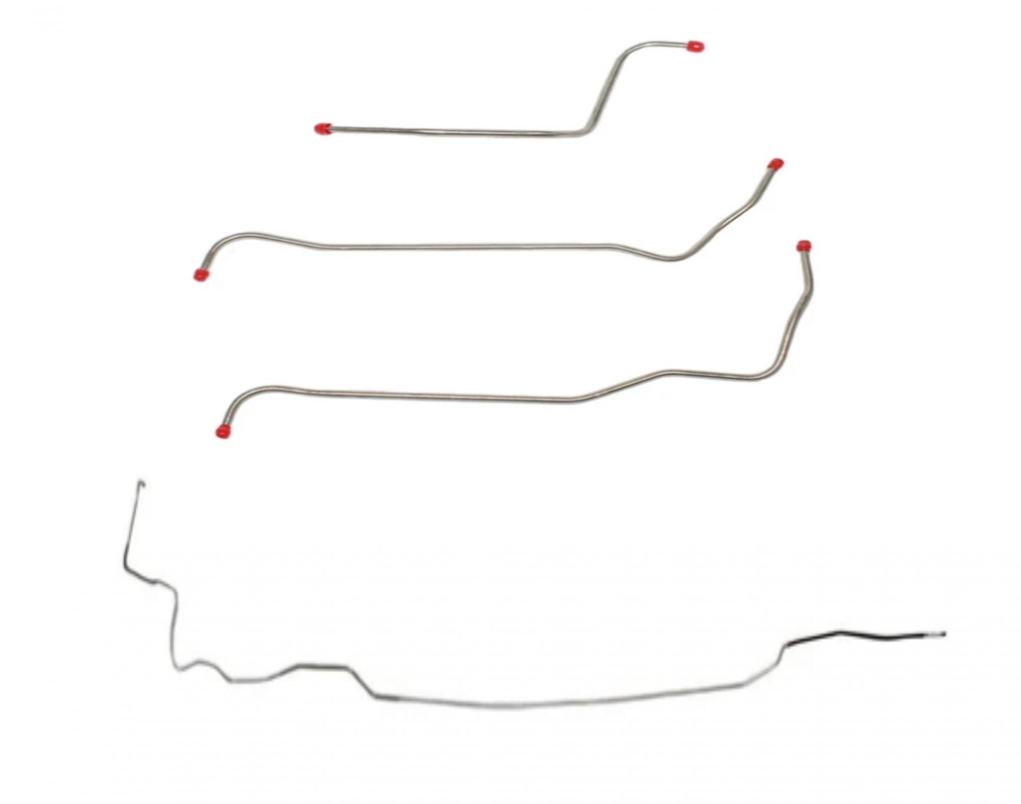 CEM7101SS- 71-72 Chevelle Hardtop 4pc Vapor Set; Stainless - SSTubes