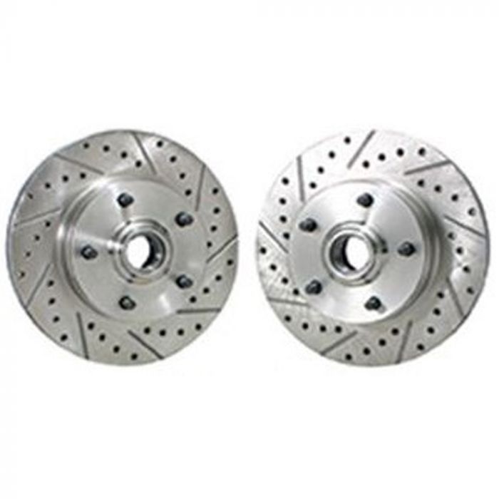 CPP 1955-57 Chevy Front & Rear Disc Brake Conversion Kit (4 Wheel Disc). 8 inch Booster, Choose your Rotors - SSTubes