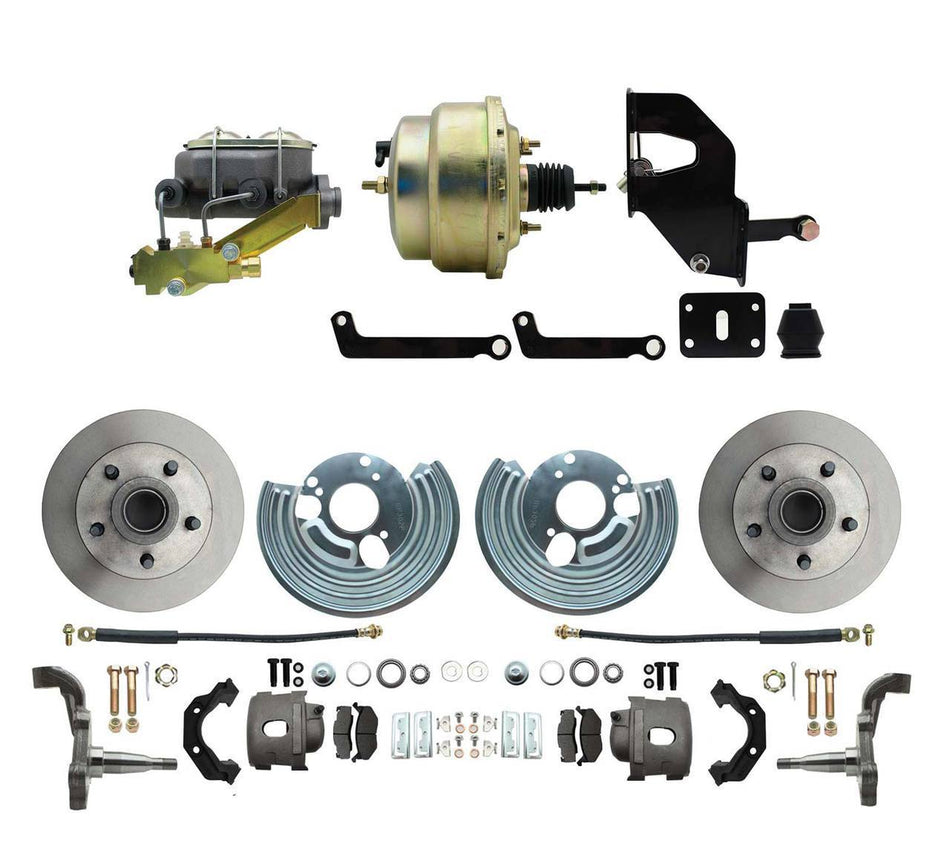 RDC0001- 66-74 Mopar B-Body & E-Body Front Disc Brake Conversion Kit with 8" Booster - SSTubes