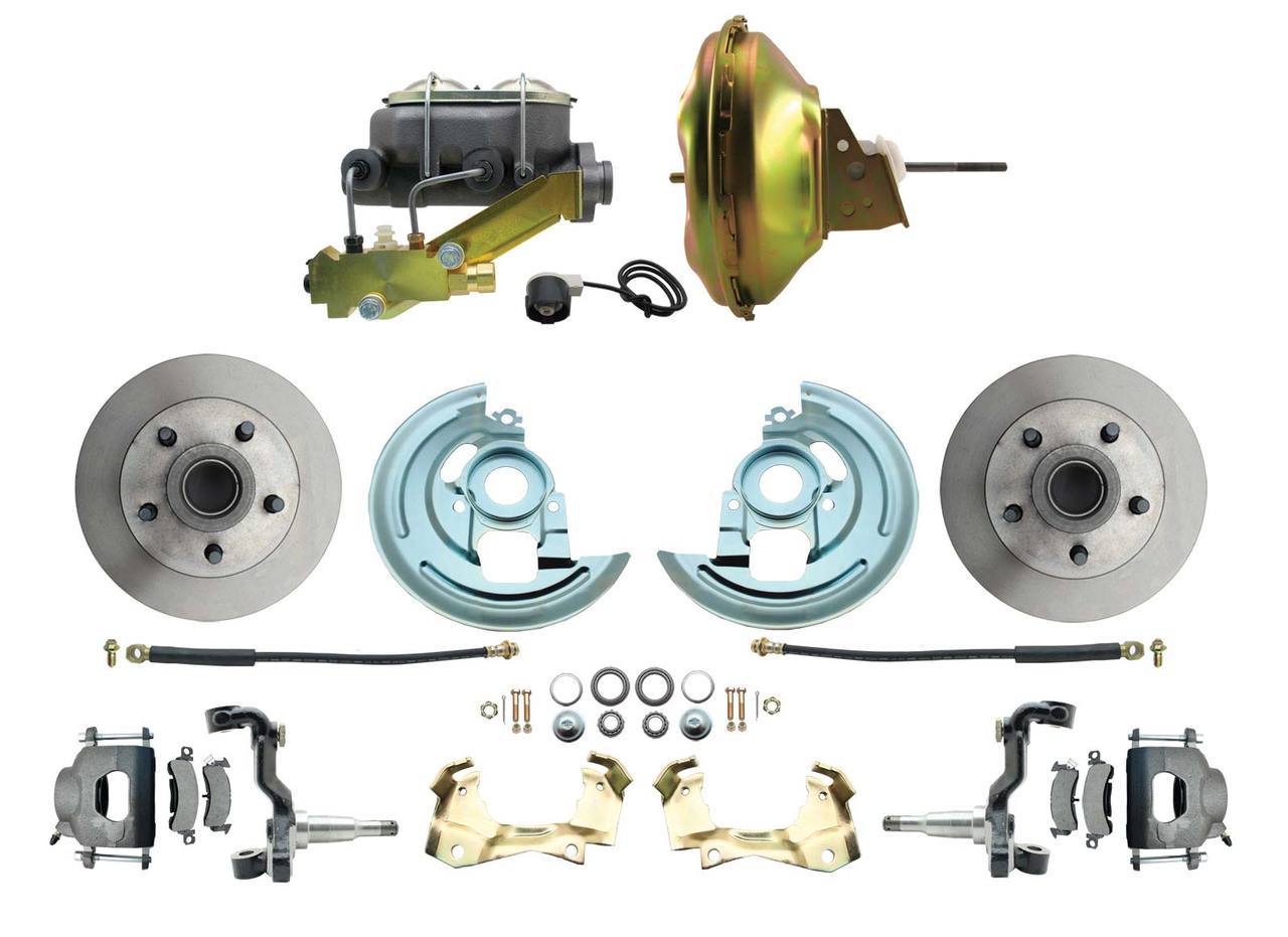 ADC0001- 64-72 GM A-Body Front Disc Brake Conversion Kit w/ Delco Valve and 11 Booster - SSTubes