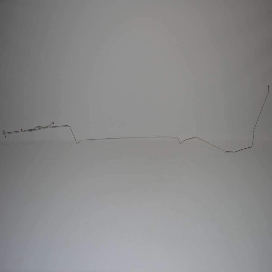 DGL7008SS- 70-71 Ford Fairlane, Torino, Convertible w/ Staggered Shocks; 2pc 3/16 Fuel Return Lines; Stainless - SSTubes