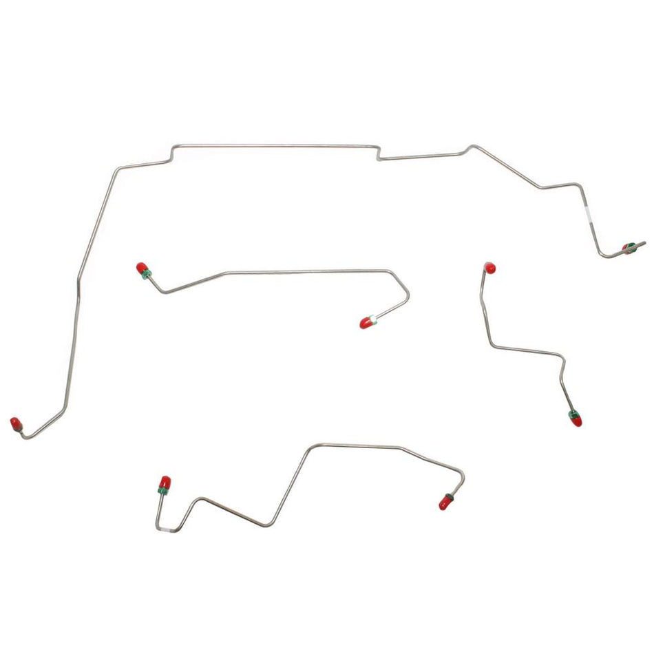 DKT0501OM- 05-06 Ford Escape 2wd AWABS Disc/Drum Front Brake Line Set; Steel - SSTubes