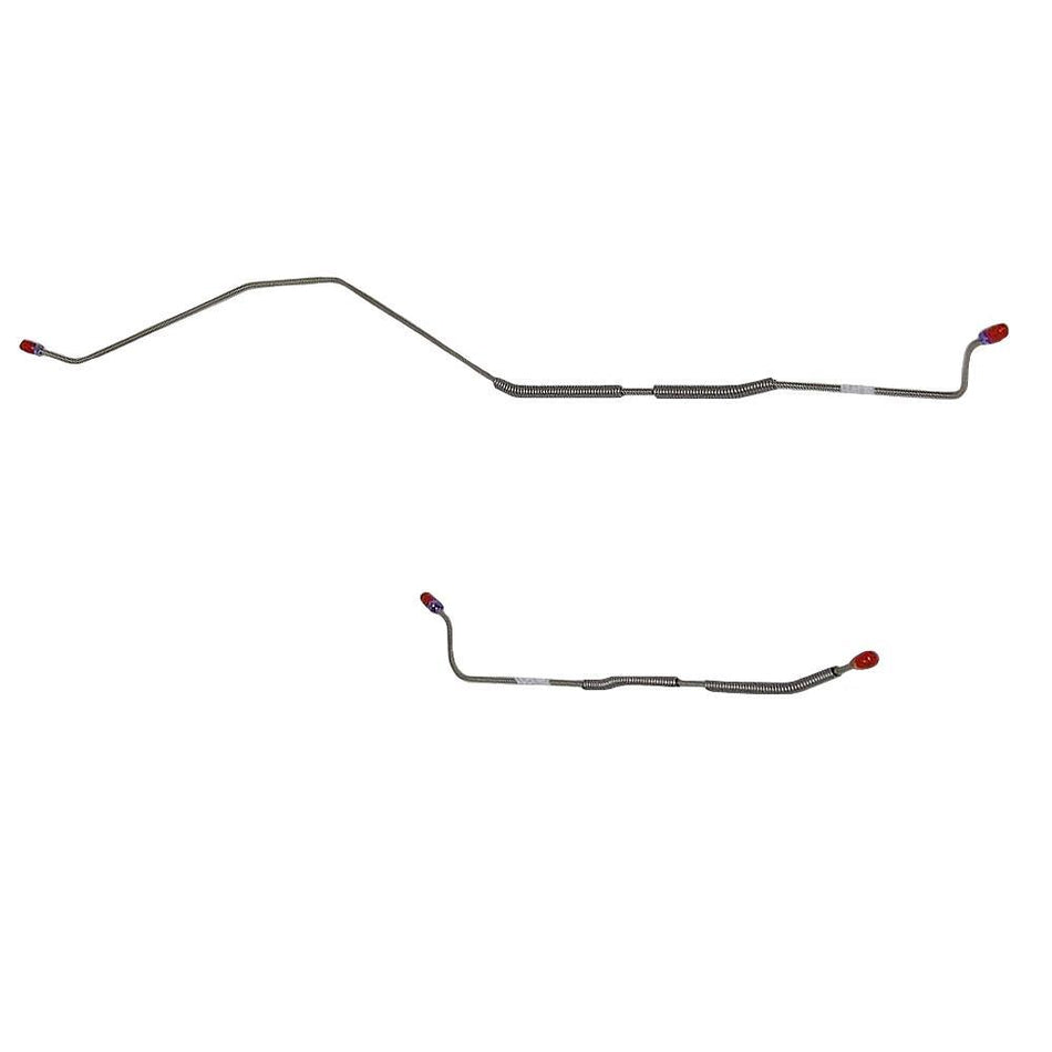 DRA6803OM- 68-69 Ford Fairlane, Torino 9 Rear Axle; 2pc Rear Axle Brake Line Set; Steel - SSTubes