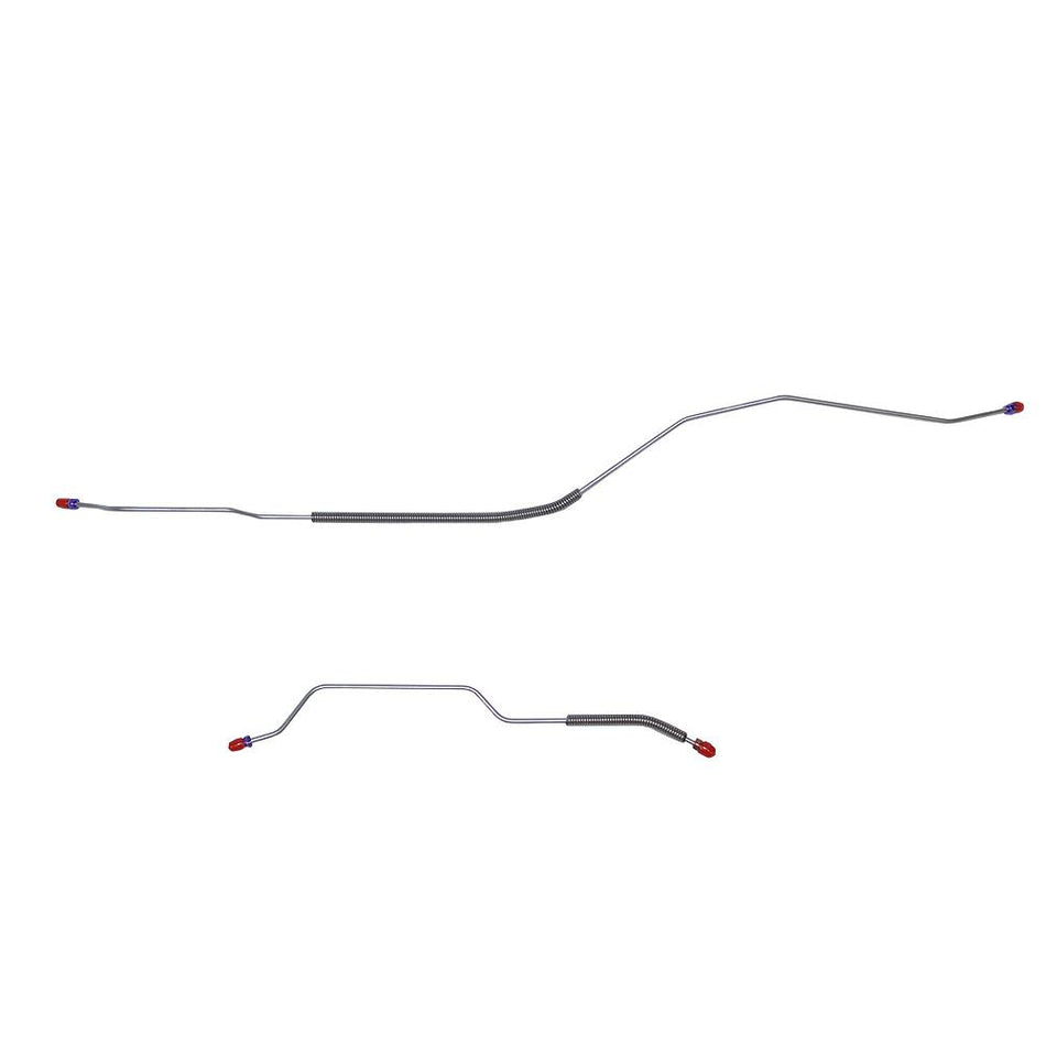 DRA7003OM- 71 Ford Torino w/ 9 Rear Axle; 2pc Rear Axle Brake Line Set; Steel - SSTubes