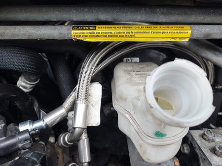 QFF0025SS - 02-05 Buick Rendezvous / Pontiac Aztek with V6, Quick Fix Fuel Hose Kit; Braided Stainless - SSTubes