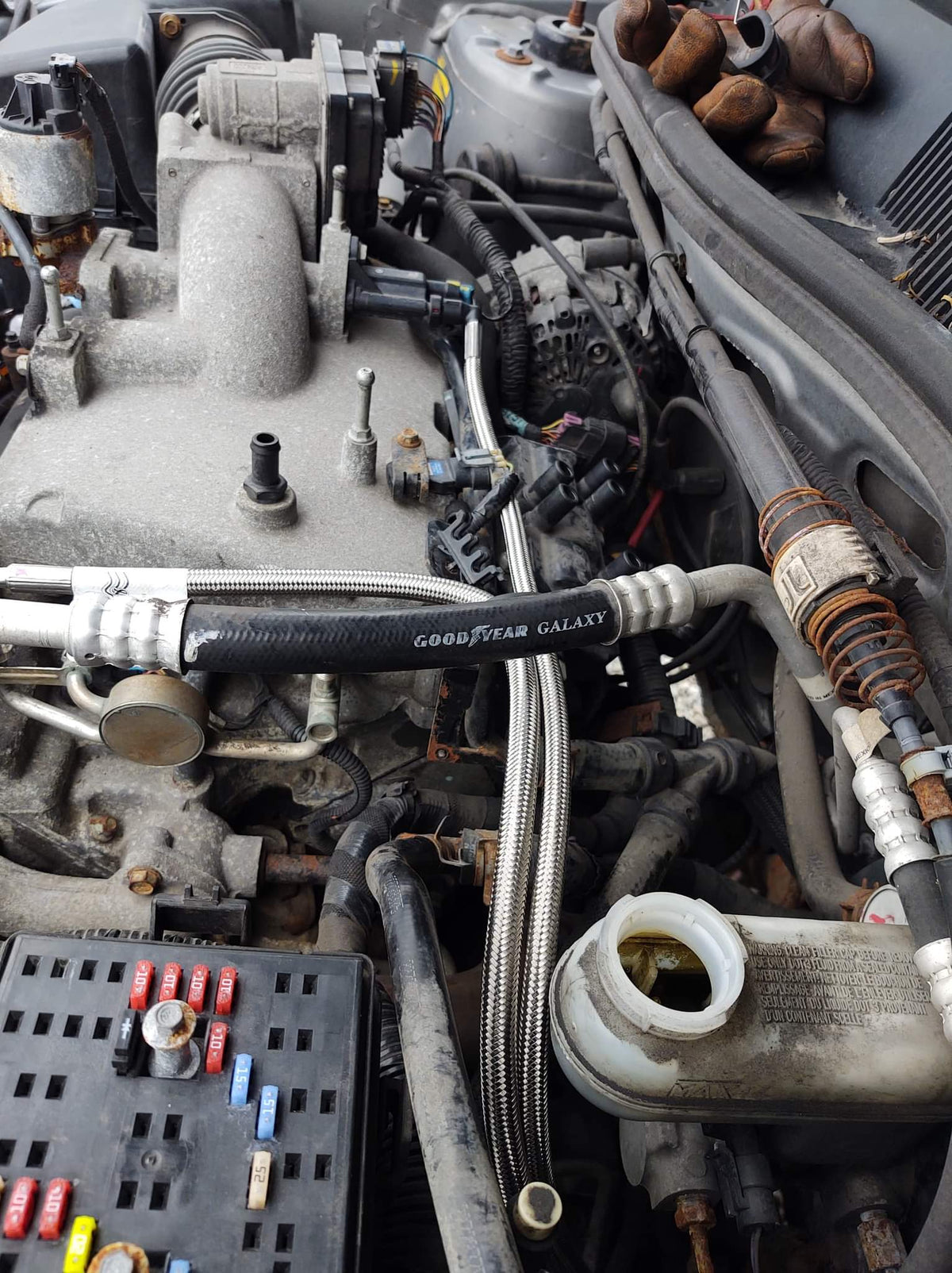 QFF0023SS- 05-09 Chevy Equinox Quick Fix Complete Fuel Line Kit, Braided Stainless - SSTubes