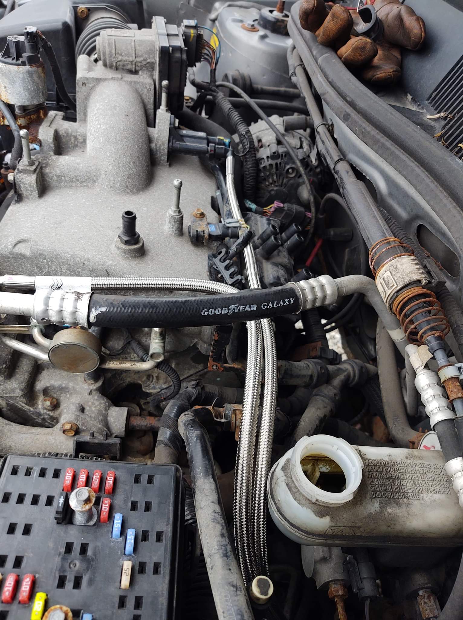 QFF0023SS- 05-09 Chevy Equinox Quick Fix Complete Fuel Line Kit, Braided Stainless - SSTubes