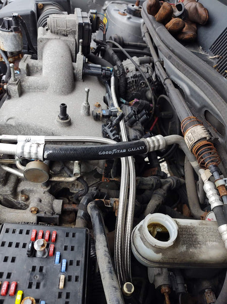 QFF0023SS- 05-09 Chevy Equinox Quick Fix Complete Fuel Line Kit, Braided Stainless - SSTubes