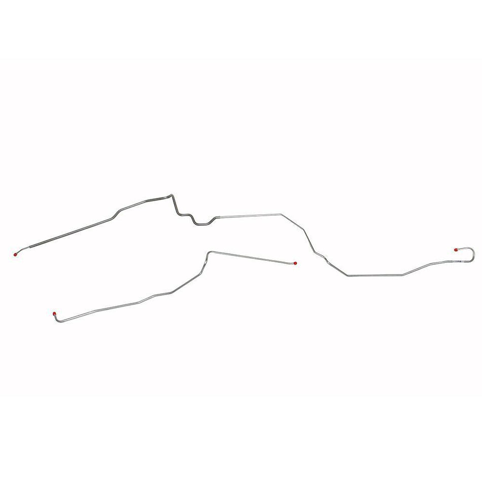 FGL7906SS- 77-79 Pontiac Firebird, Trans Am w/403CID Olds Engine; 2pc 3/8" Tank to Pump Fuel Lines; Stainless - SSTubes