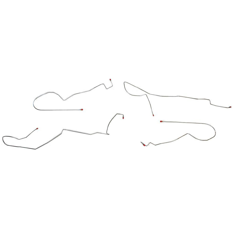 FIN9804SS- 98-02 Firebird/ Trans AM, 98-02 Camaro, Intermediate Brake Line w/ Traction Control; Stainless - SSTubes