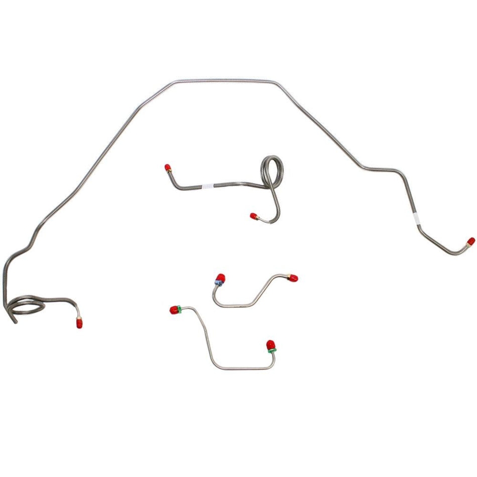 FKT7102SS- 71-80 Camaro, Firebird Front Brake Line Kit; Stainless - SSTubes