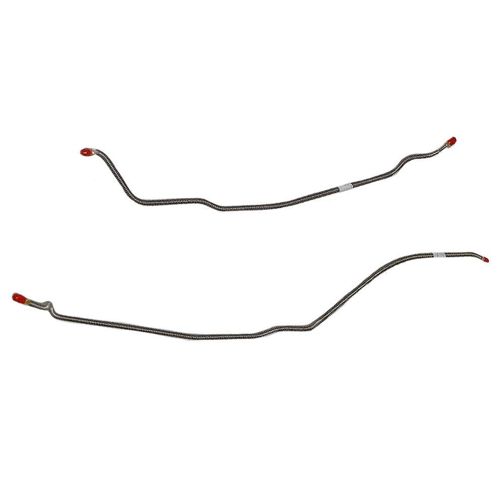 FRA6802OM- 68 Chevy Camaro, Chevy II/Nova, w/ Single Leaf Rear Spring, 2pc Rear Axle Brake Line Set; Steel - SSTubes