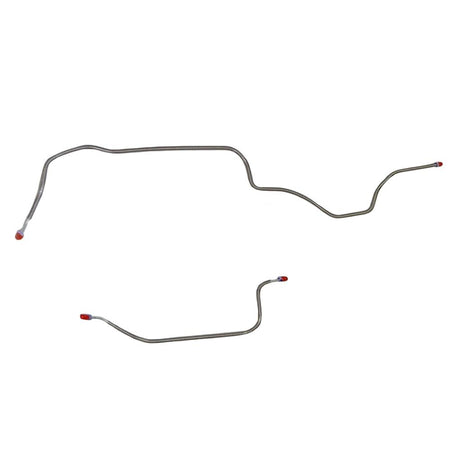 FRA7803OM- 76-81 Pontiac Firebird w/ Standard Rear Suspension; Rear Axle Brake Lines, 2pc; Steel - SSTubes