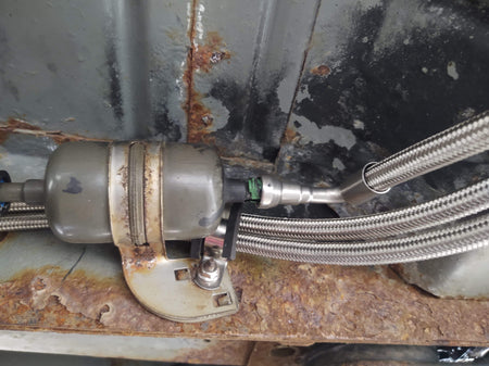 QFF0025SS - 02-05 Buick Rendezvous / Pontiac Aztek with V6, Quick Fix Fuel Hose Kit; Braided Stainless - SSTubes