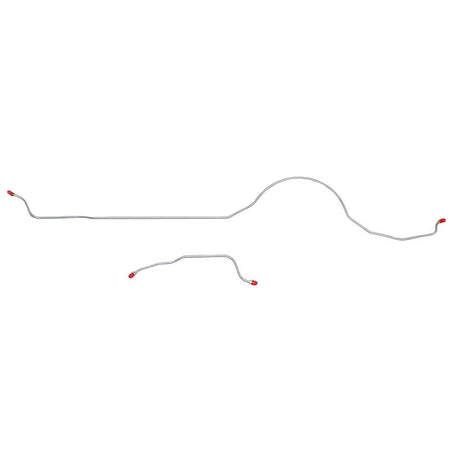 GRA6101SS- 61-62 Ford Galaxie, 2pc Rear Axle Brake Line Set; Stainless - SSTubes