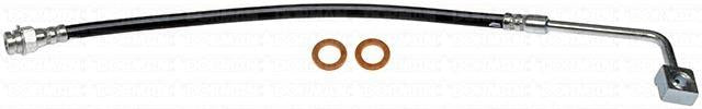 FLH380354- 95-97 Ford F-250 / F-350 4wd Right Front Brake Hose; Rubber - SSTubes