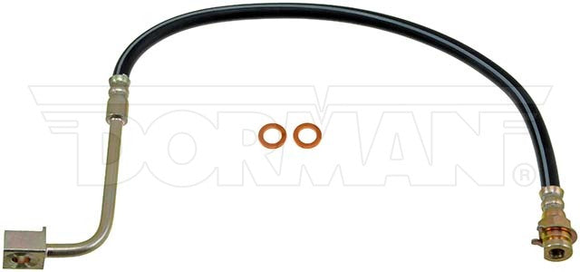 FLH38121- 80-89 Ford F250 / F-350 4wd Left or Right Front and 90-97 Right Front Brake Hose; Rubber - SSTubes