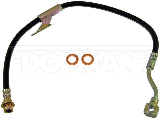 FLH38620- 88-00 GM C1500, C2500, C3500 with Gas Engine, Left Front Brake Hose; Rubber - SSTubes