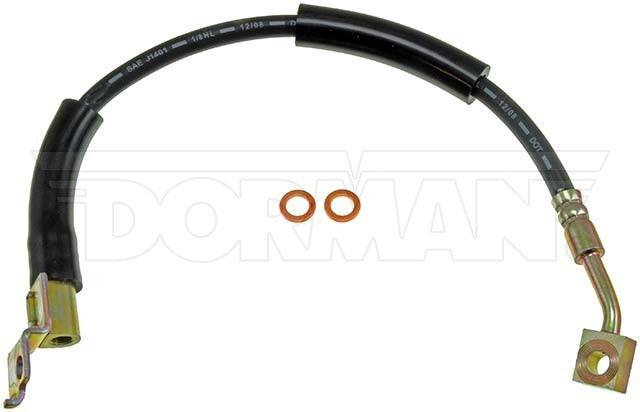 FLH38895- 90-06 Jeep Left Front Brake Hose; Rubber - SSTubes