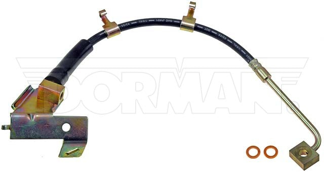 FLH620181- 02-05 Ram 1500 AWABS Right Front Brake Hose; Rubber - SSTubes