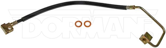 FLH620918- 98-99 Dodge Ram Rear Drop Brake Hose with Load Sensing Valve; Rubber - SSTubes