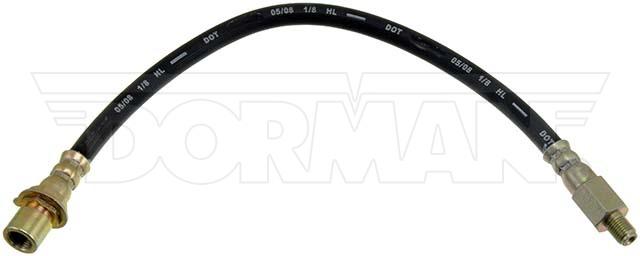 HSP4312OM- 67-70 Ford Mustang, 67-71 Fairlane, Torino & 67-70 Mercury Cougar Front Drum Brake Hose, 2 Required; Rubber - SSTubes