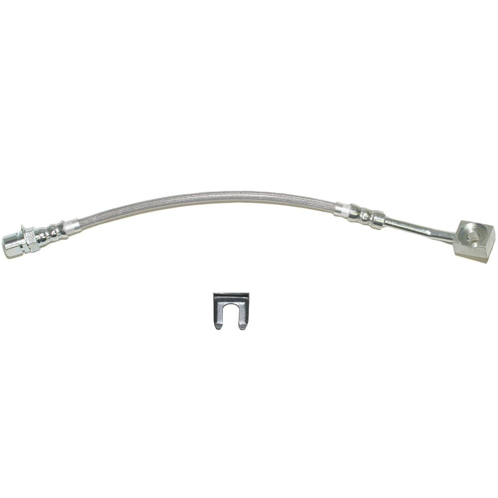 HSP0009SS- 94-95 Mustang GT ABS Front-Left Brake Hose; Braided Stainless - SSTubes