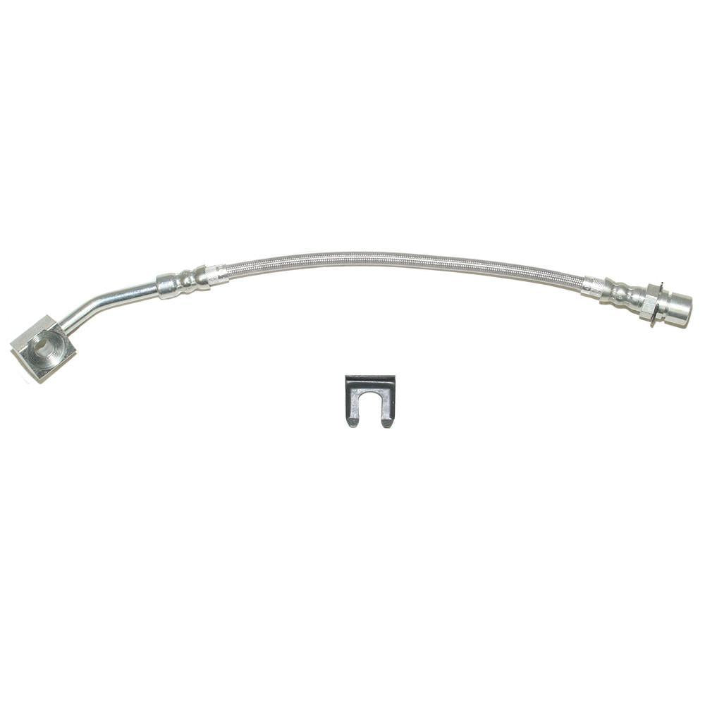 HSP0010SS- 94-95 Mustang GT ABS Front-Right Brake Hose; Braided Stainless - SSTubes