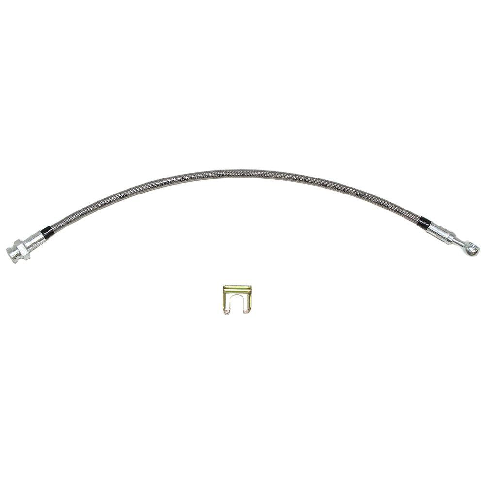 HSP0018SS- 01-07 GM 2500HD/3500 Dually Rear Axle Rear-Left Brake Hose; Stainless - SSTubes