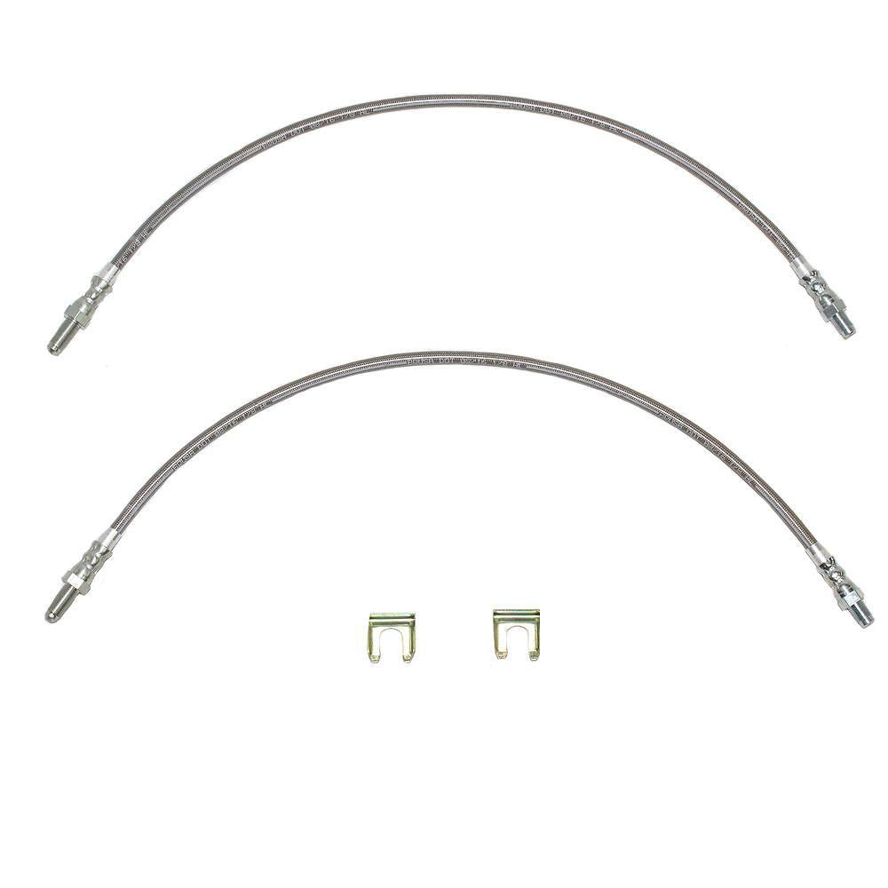 HSP0037SS- 99 Cougar Rear Brake Hose Set; Stainless - SSTubes