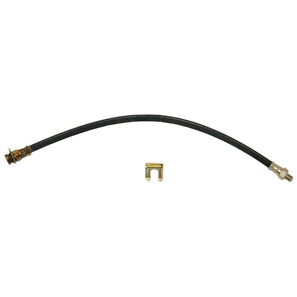 HSP3767SS- 65-66 Ford Mustang, 70-72 Dodge Plymouth B & E-Body, Front Drum; Front Brake Hose; Stainless - SSTubes