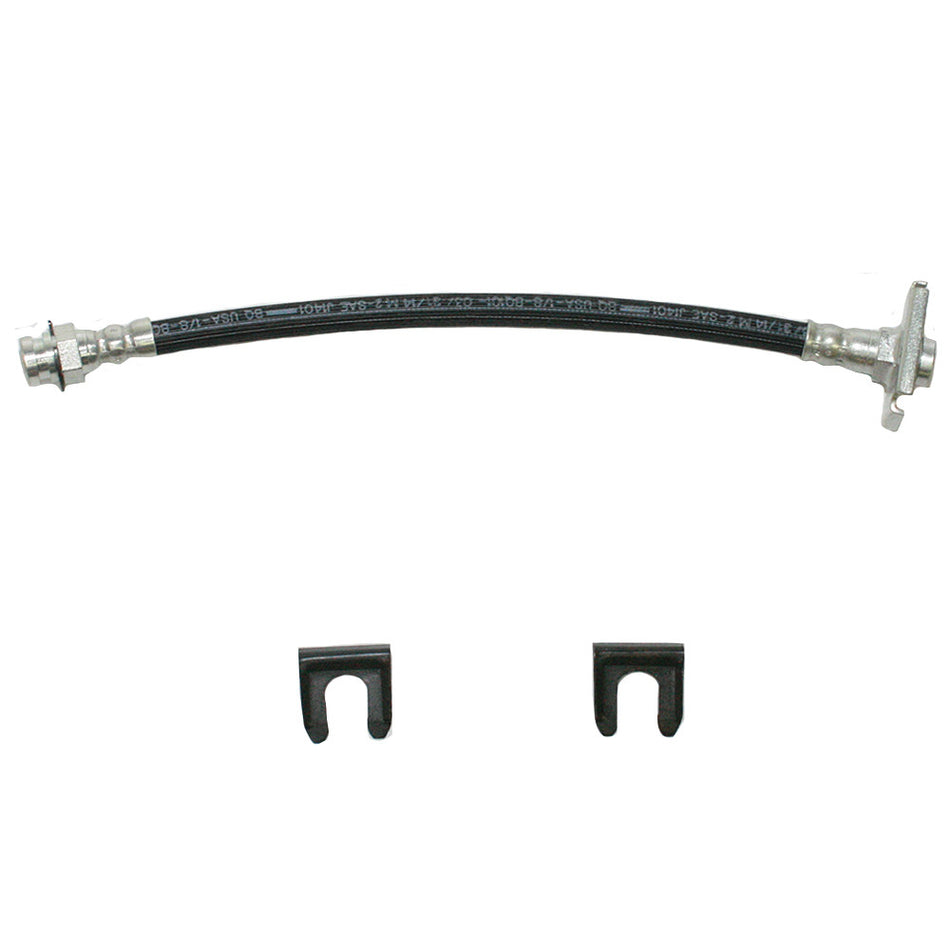 HSP4345OM- 67-69 Dodge/Plymouth A-Body, Dart, Barracuda, Valiant, Swinger, w/ 9 inch Drum; Front Brake Hose; Rubber - SSTubes
